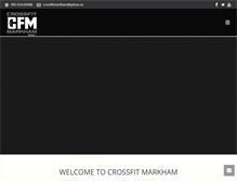 Tablet Screenshot of crossfitmarkham.com